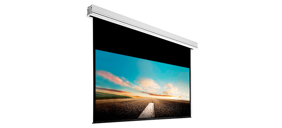 Telón de Video Proyección de 244 x 244 cms para Empotrar en techo
