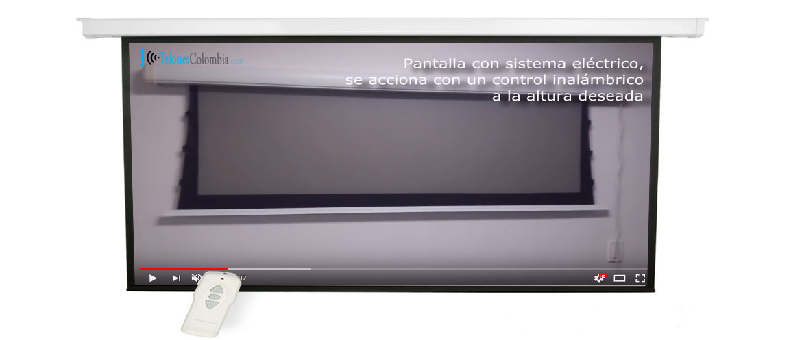 pantalla electronica para video beam