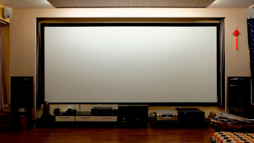 Telon de proyeccion para cine en casa